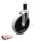 Service Caster 5 Inch Thermoplastic Rubber Wheel 1-3/5 Inch Expanding Stem Caster SCC SCC-EX05S510-TPRS-134 - alternate 2